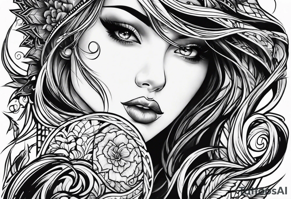 lightning tattoo idea