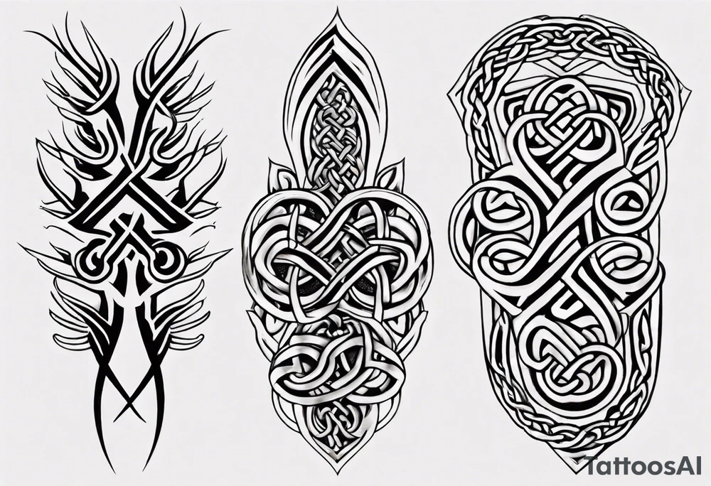 Silver Fern, Celtic knots tattoo idea