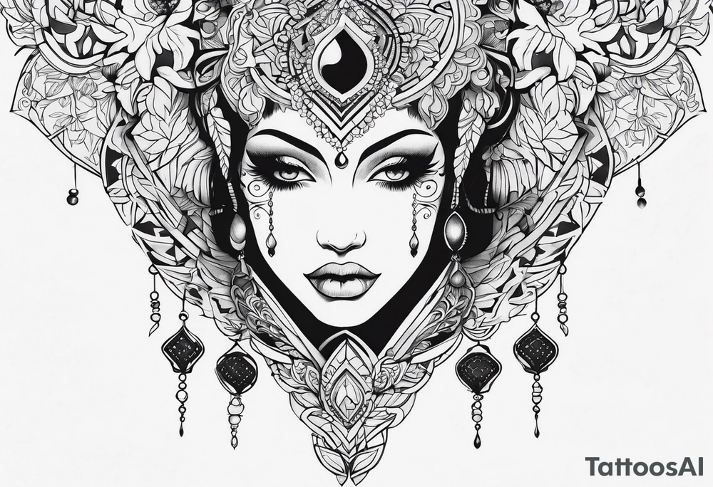 Машина и демон tattoo idea