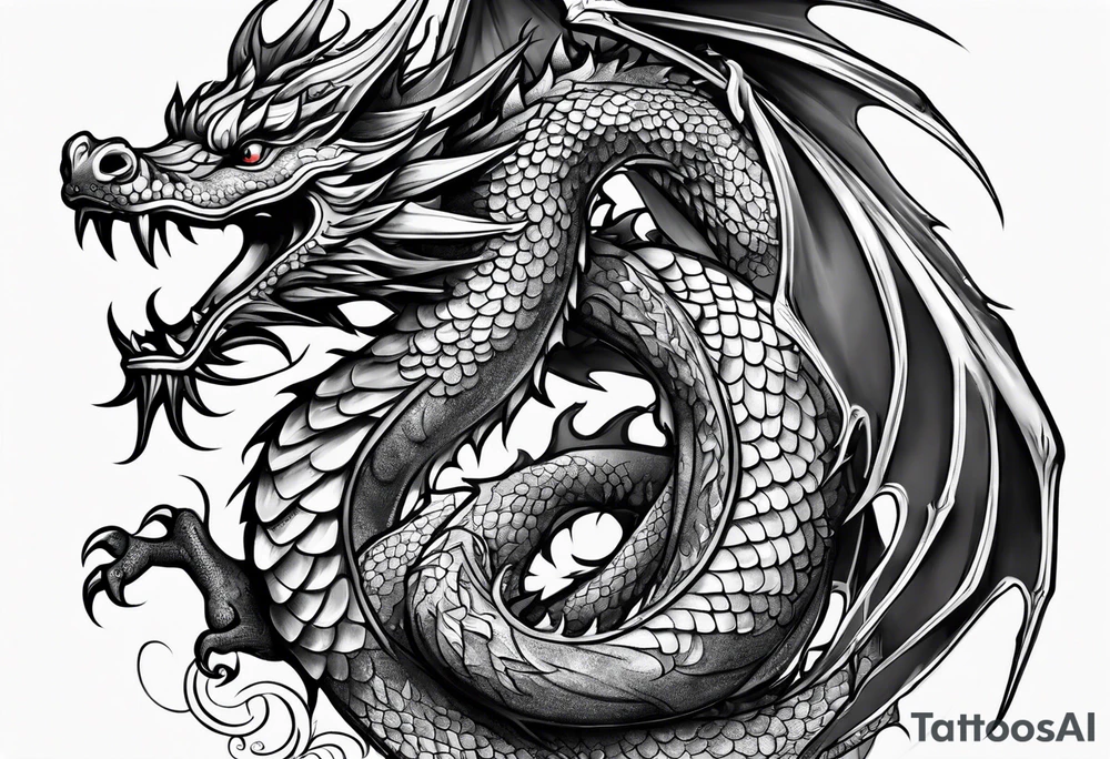 welsh dragon tattoo idea