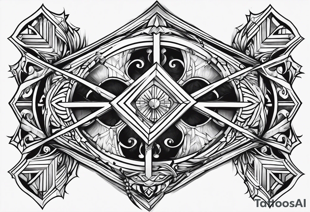 cross tattoo idea