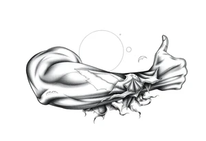 Even the darkest night will end, and the sun will rise tattoo idea