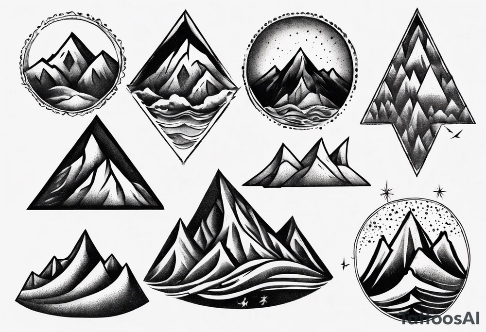 Mountain tattoo idea