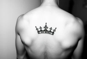 Crown no more pain strength 
Minimalistic tattoo idea