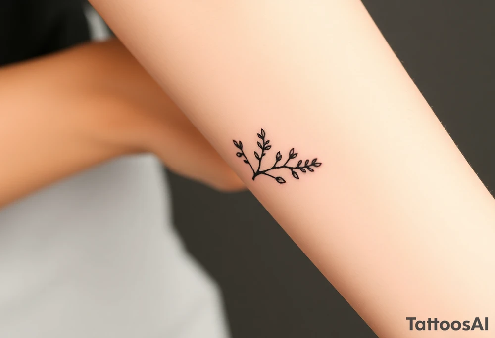 Ilex aquifolium tattoo idea