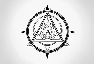 alcoholics anonymous logo tattoo idea