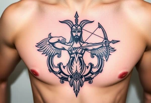 Sagittarius taking over the world tattoo idea