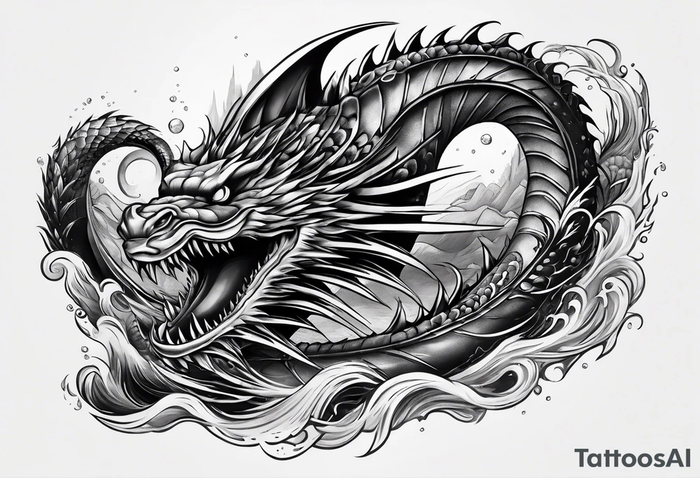 Leviathan forearm tattoo tattoo idea