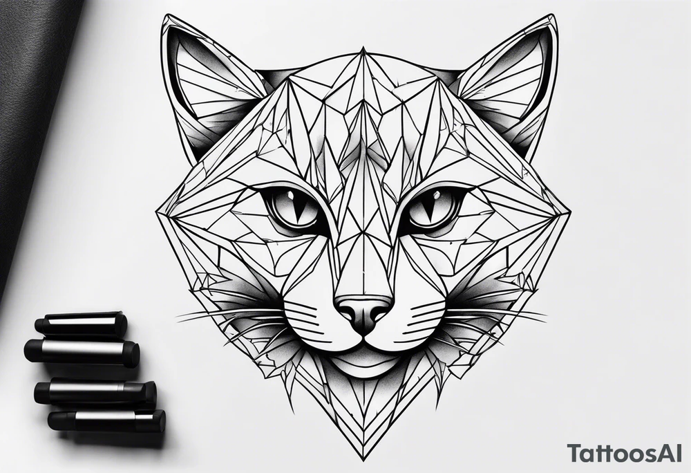Black Cat tattoo idea