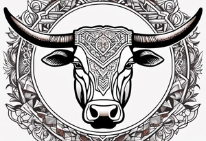 Texas longhorns and A&M aggies tattoo idea
