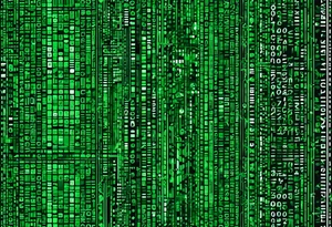 cascading green matrix code from the movie tattoo idea