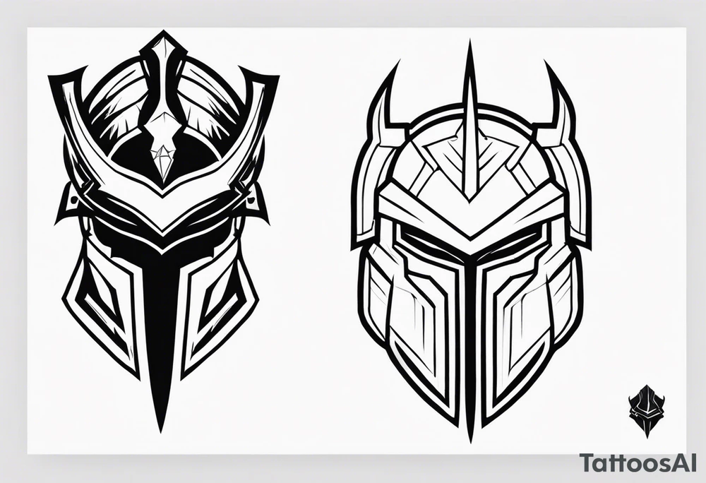 Ancient spartan symbol tattoo tattoo idea