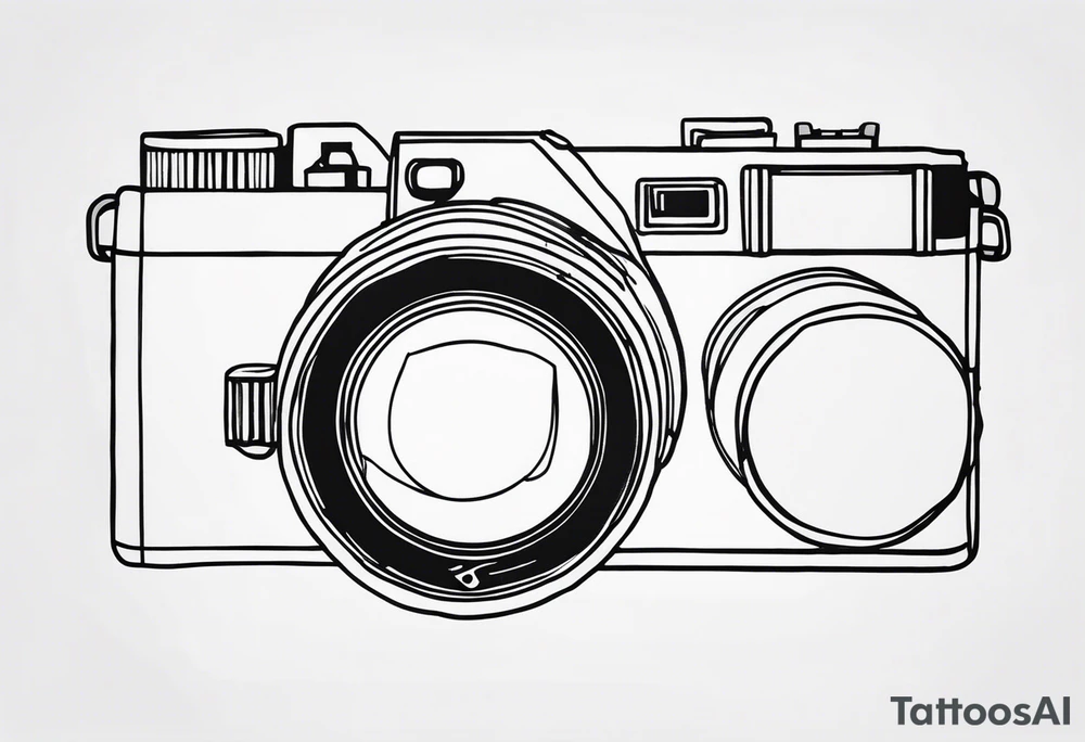 camera tattoo idea