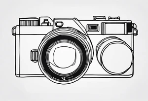 camera tattoo idea
