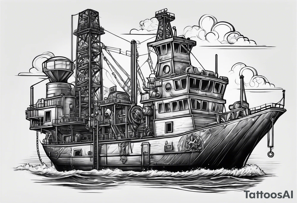Texas,  oil rig,  Irish tattoo idea