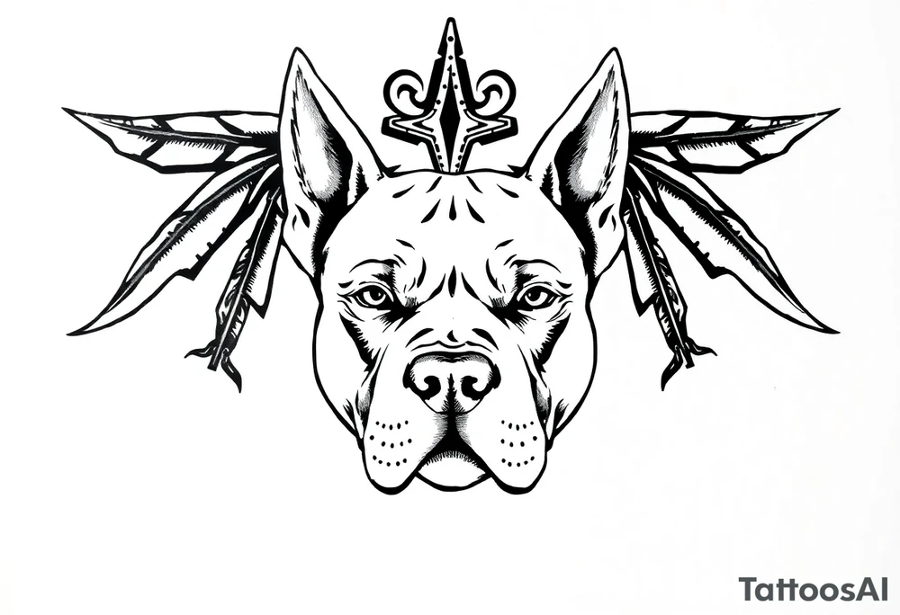 PITBULL tattoo idea