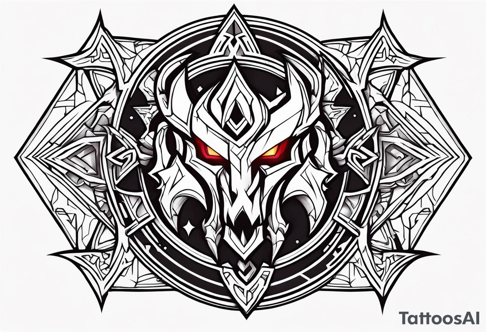 Horde logo world of warcraft tattoo idea