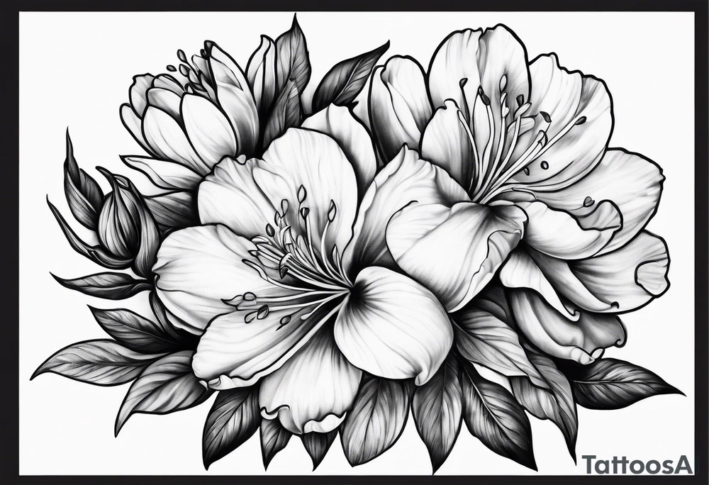 Azaleas tattoo idea