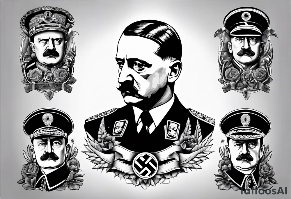 Adolp Hitler SS TOTEMKOPH tattoo idea