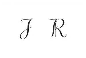 Letters J and R tattoo idea