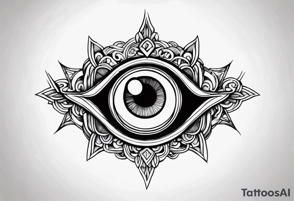 Band tool eye tattoo idea