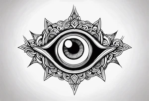 Band tool eye tattoo idea