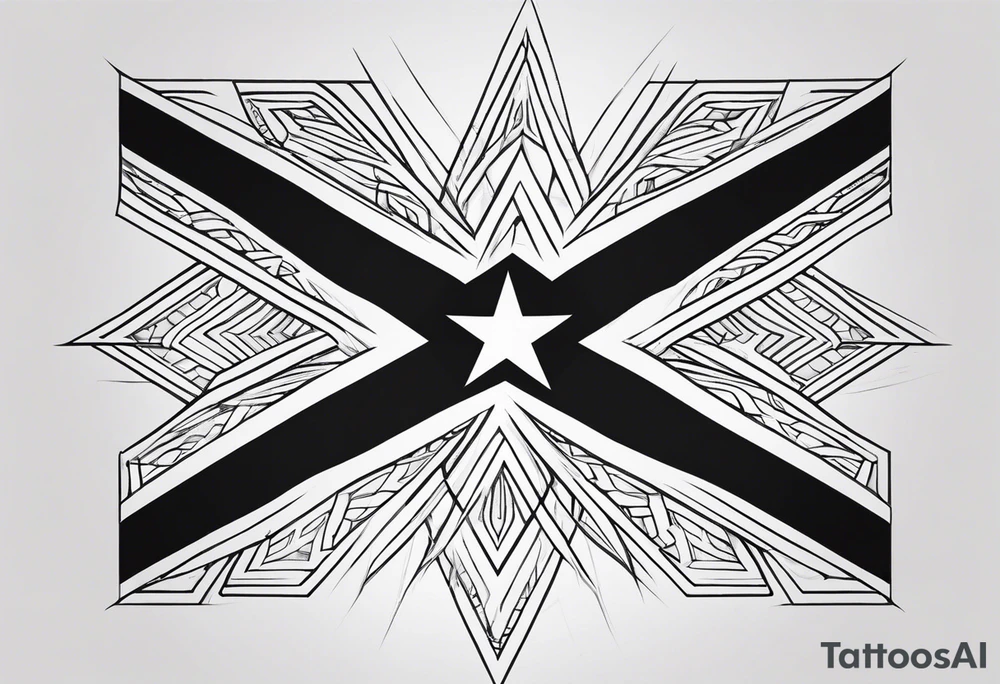 Puerto Rican flag tattoo idea
