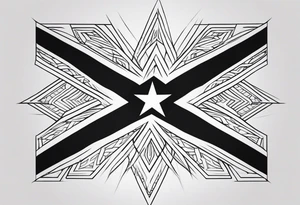 Puerto Rican flag tattoo idea