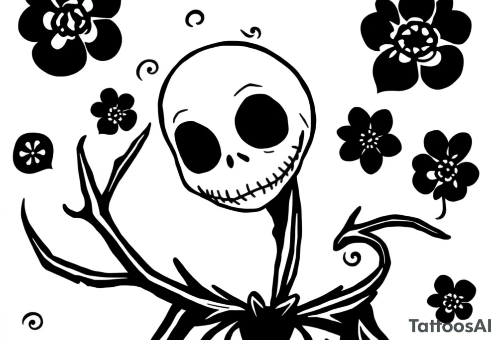 Jack skellington tattoo idea