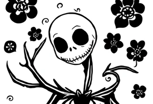 Jack skellington tattoo idea