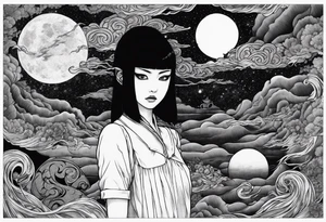 tomie horror junji ito tattoo tattoo idea