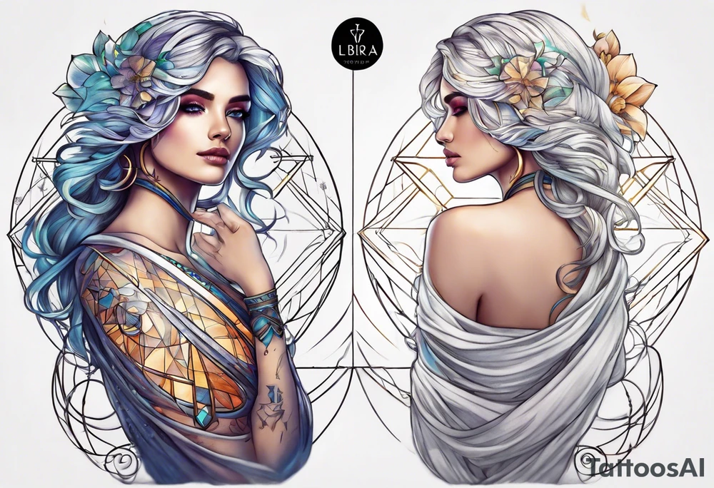 Transformation libra tattoo idea