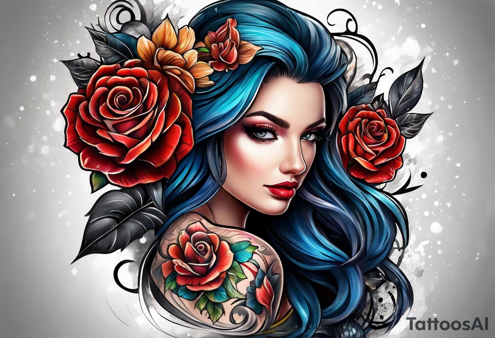 Full sleeve tattoo idea