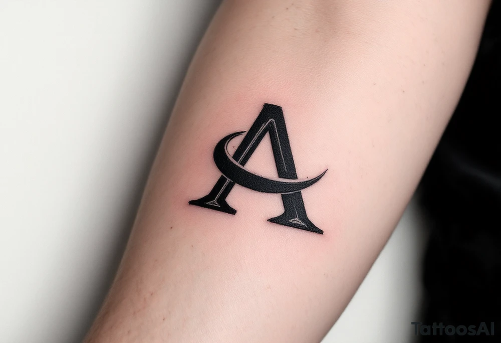 A tattoo that gives off fashion, and streetwear tattoo idea