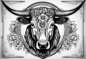 cybersigilism mean Longhorn with state of texas behind it 
With “512” on top of head tattoo idea