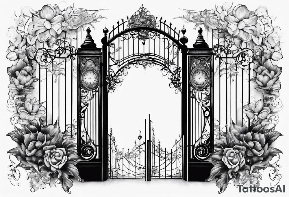 The world is yours gate tattoo idea
