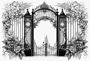 The world is yours gate tattoo idea