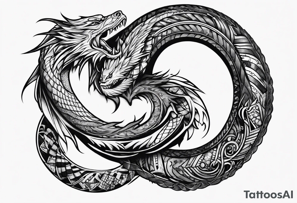 Ouroboros tattoo idea