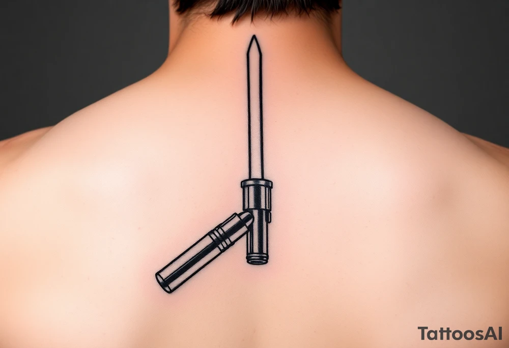 Lightsaber tattoo idea