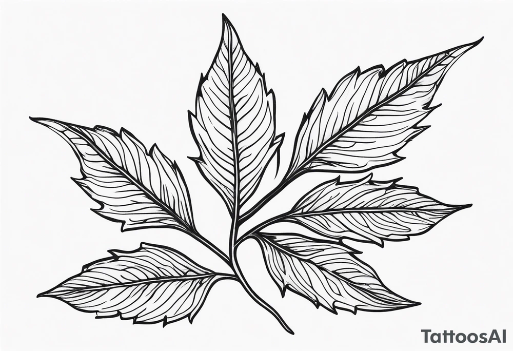 Elm Leaf tattoo idea