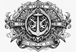 Fire 
Anchor tattoo idea