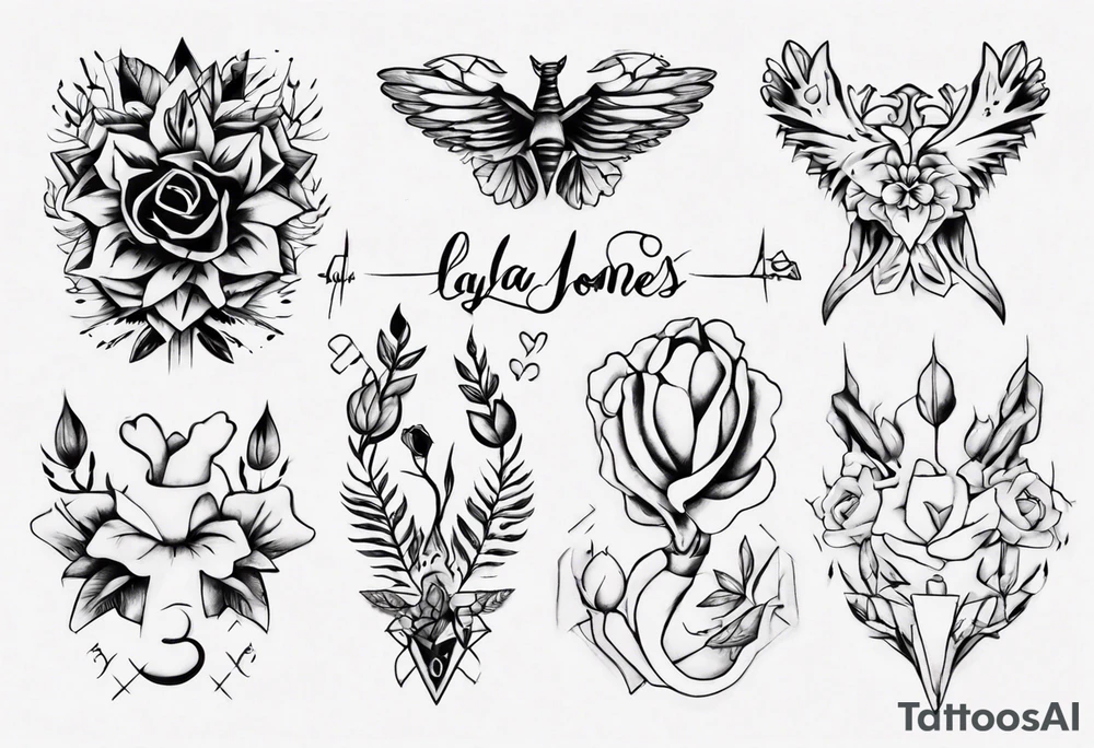 Layla Jones
4-ever and always tattoo idea