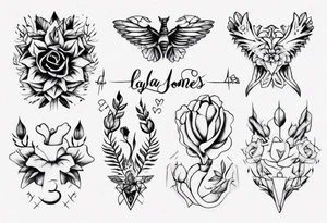 Layla Jones
4-ever and always tattoo idea