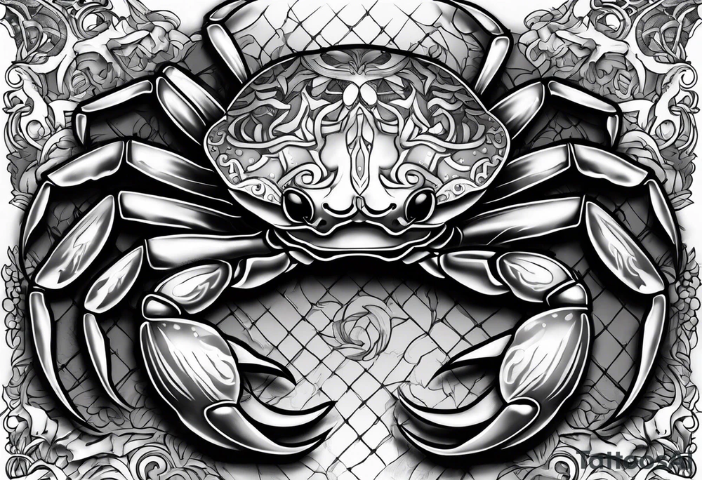 Crabs chicano tattoo idea