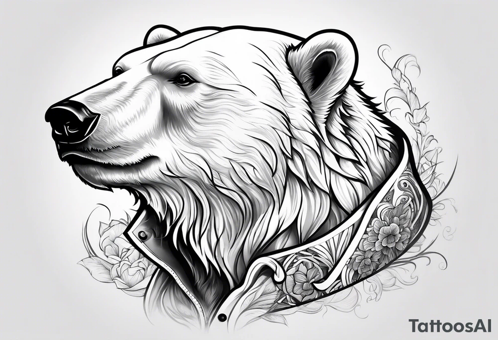 polar bear godfather tattoo idea