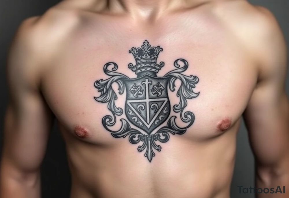 Smith, Irish family crest very intricate tattoo idea