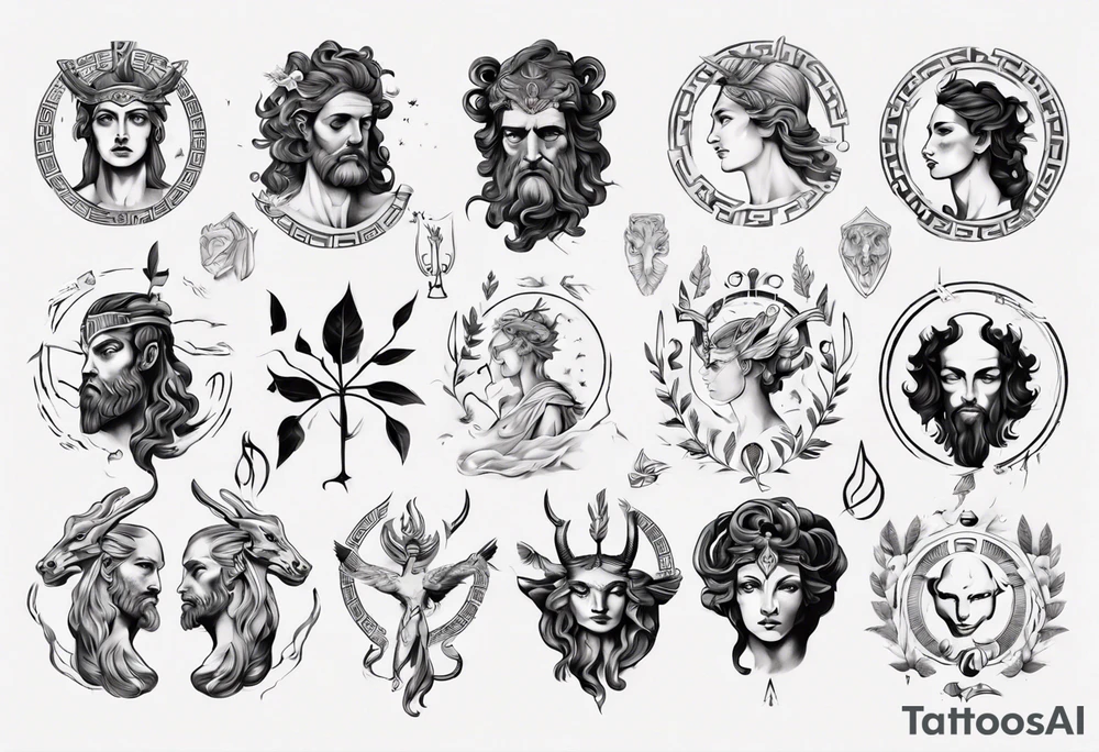 greek mythology tattoo idea