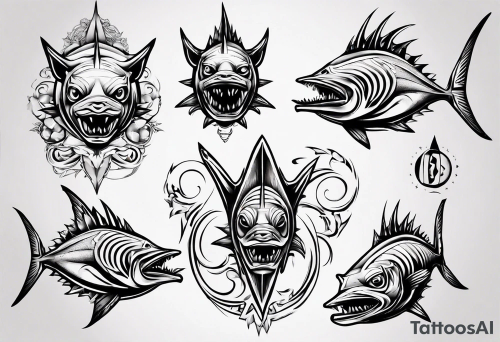 tuna tattoo idea