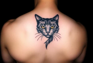Black Cat tattoo idea