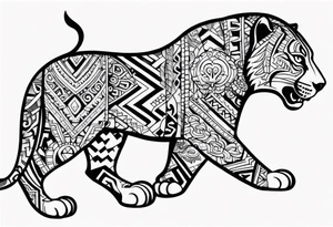 aztec jaguar tattoo idea
